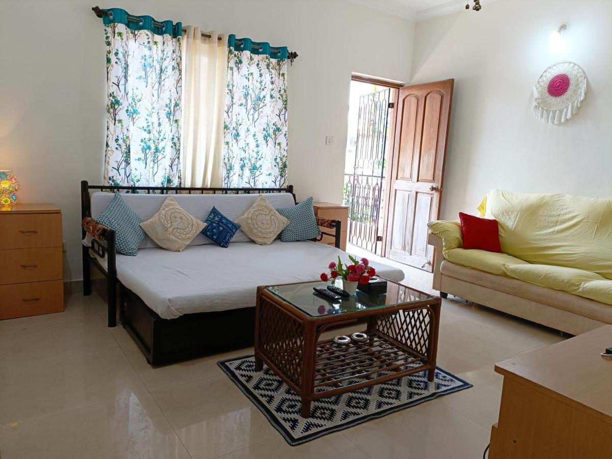 Saldanha Kyle Gardens Apartment Calangute Bagian luar foto