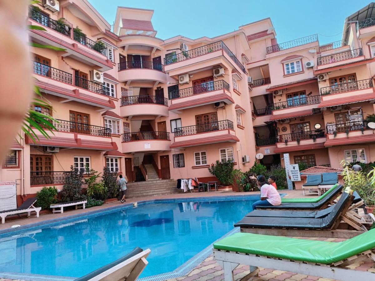 Saldanha Kyle Gardens Apartment Calangute Bagian luar foto