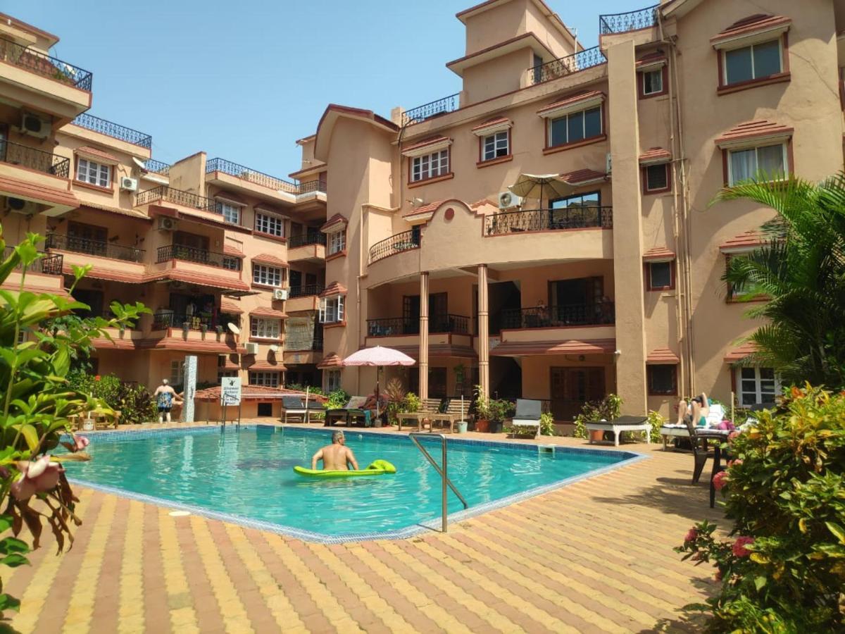 Saldanha Kyle Gardens Apartment Calangute Bagian luar foto