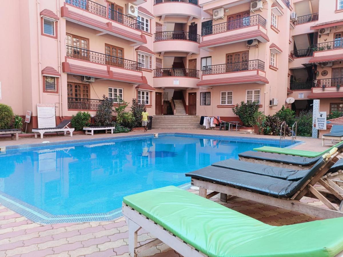 Saldanha Kyle Gardens Apartment Calangute Bagian luar foto